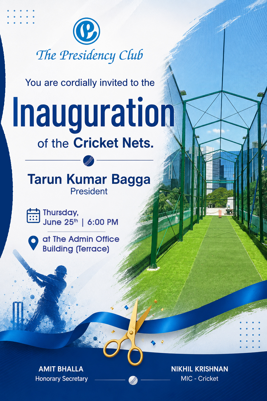 Cricket Nets poster 01